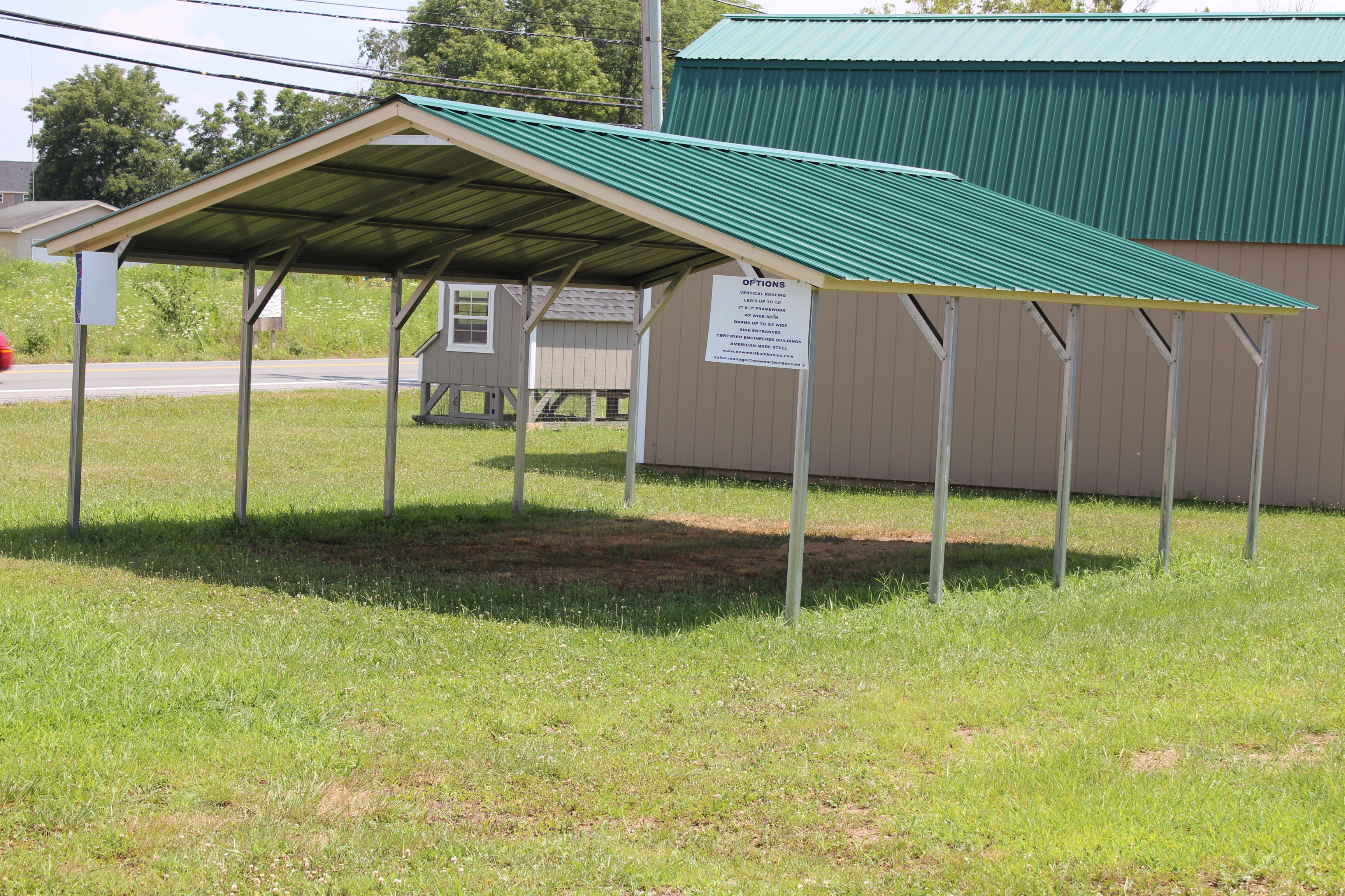 Pine Creek 18x21 A-Frame Carport Shed Sheds Barn Barns in Martinsburg, WV 25404